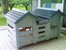  住宅と同じデザインの犬小屋